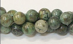 R04-10mm AFRICAN TURQUOISE BEADS