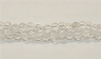 R10-06mm CLEAR QUARTZ BEADS