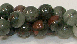 R15-10mm BLOODSTONE JASPER