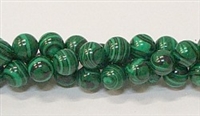 R19-08mm MALACHITE COLOR BEADS