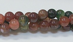 R20-08mm TOURMALINE COLOR AGATE