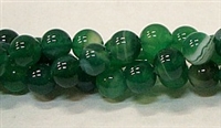 R24-08mm GREEN AGATE