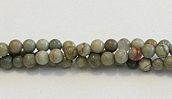 R26-04mm SILVER LEAF BEADS