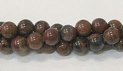 R39-08mm MAHOGANY BEADS