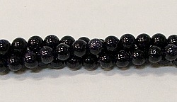 R41-06mm BLUE GOLDSTONE BEADS