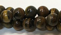 WHOLESALE TIGER EYE BEADS IN 10mm