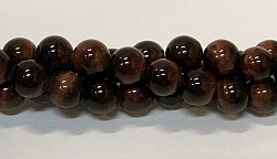 R61-06mm TIGER EYE-RED BEADS