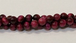 R64-06mm BURGUNDY TIGER EYE BEADS