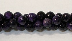 R66-08mm BLUE TIGER EYE BEADS