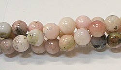 RB120-08mm PINK OPAL BEADS