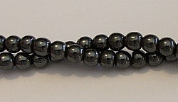 RB152-06mm HEMATITE BEADS