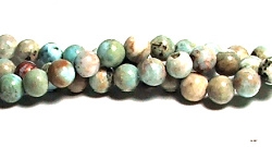 RB262-AB-06mm STONE BEADS IN LARIMAR