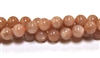 RB579-08mm STONE BEADS IN ORANGE MOONSTONE