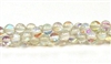 RB524-01-6mm CLEAR MERMAID GLASS BEADS