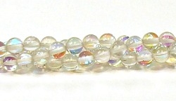 RB524-01-6mm CLEAR MERMAID GLASS BEADS