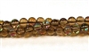 RB524-06-6mm COFFEE MERMAID GLASS BEADS