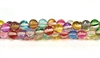 RB524-09-6mm 7 COLORS MERMAID GLASS BEADS