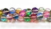 RB524-09-8mm 7 COLOR MERMAID GLASS BEADS