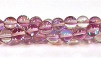 RB524-12-8mm LT. PURPLE MERMAID GLASS BEADS