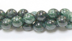 RB566-10mm STONE BEADS IN EMERALD