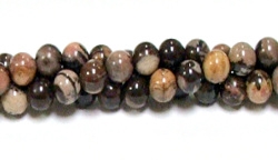 RB573-06mm STONE BEADS IN AUTUMN STONE