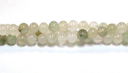 RB574-04mm STONE BEADS IN QUARTZ JADE