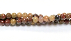 RB576-04mm STONE BEADS IN MONGOLIAN