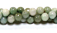 RB577-08mm STONE BEADS IN BURMA JADE