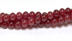 RB578-06mm STONE BEADS IN RUBY