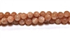 RB579-06mm SONE BEADS IN ORANGE MOONSTONE