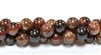 RB590-08mm STONE BEADS IN ORANGE HESSONITE GARNET