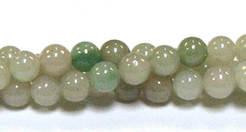 RB592-08mm STONE BEADS IN MONGOLIAN JADE