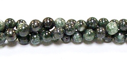RB594-06 STONE BEADS IN SERAPHINITE