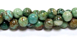 RB596-08mm STONE BEADS IN SOUTH AMERICAN TURQUOISE