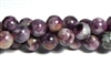 RB610-08mm STONE BEADS IN PURPLE EMERALD