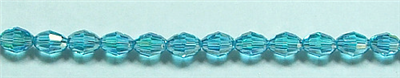 RBAB-13-6mm CRYSTAL RICE BEADS IN AB