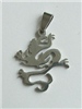 DRAGON PENDANT 3 IN STAINLESS STEEL
