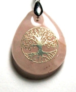 ST88-56 TREE OF LIFE #2 IN ROSE QUARTZ