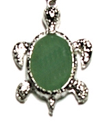 T89-57 STONE TURTLE PENDANT IN AVENTURINE