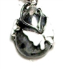 TDB-55 BUTTERFLY ON TEARDROP PENDANT IN LAVAKITE