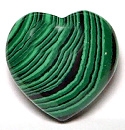 Y2-06 30mm STONE HEART IN ARTIFICAL MALICATE