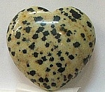 Y2-19 30mm STONE HEART IN DALMATIAN