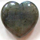 Y2-27-30mm STONE HEART IN LABRADORITE