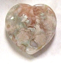 Y2-39 30mm STONE HEART IN CHERRY AGATE