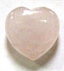 Y3-01 25mm STONE HEART IN ROSE QUARTZ