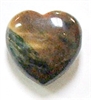 Y3-11 25mm STONE HEART IN TIGER EYE