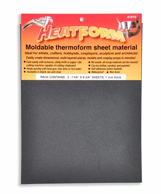 HeatForm Black (2 Sheets)