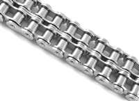 Premium Quality #25-2 Double Strand Stainless Steel Roller Chain