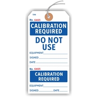 CALIBRATION REQUIRED, DO NOT USE, Numbered 2 Places, 5.75" x 2.875", White Paper,1 Stub, Looped String, Pack of 100