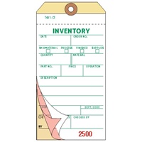 <!060>Inventory, 3-Ply Carbonless, Manila, Box of 500, Plain, Sequence per factory